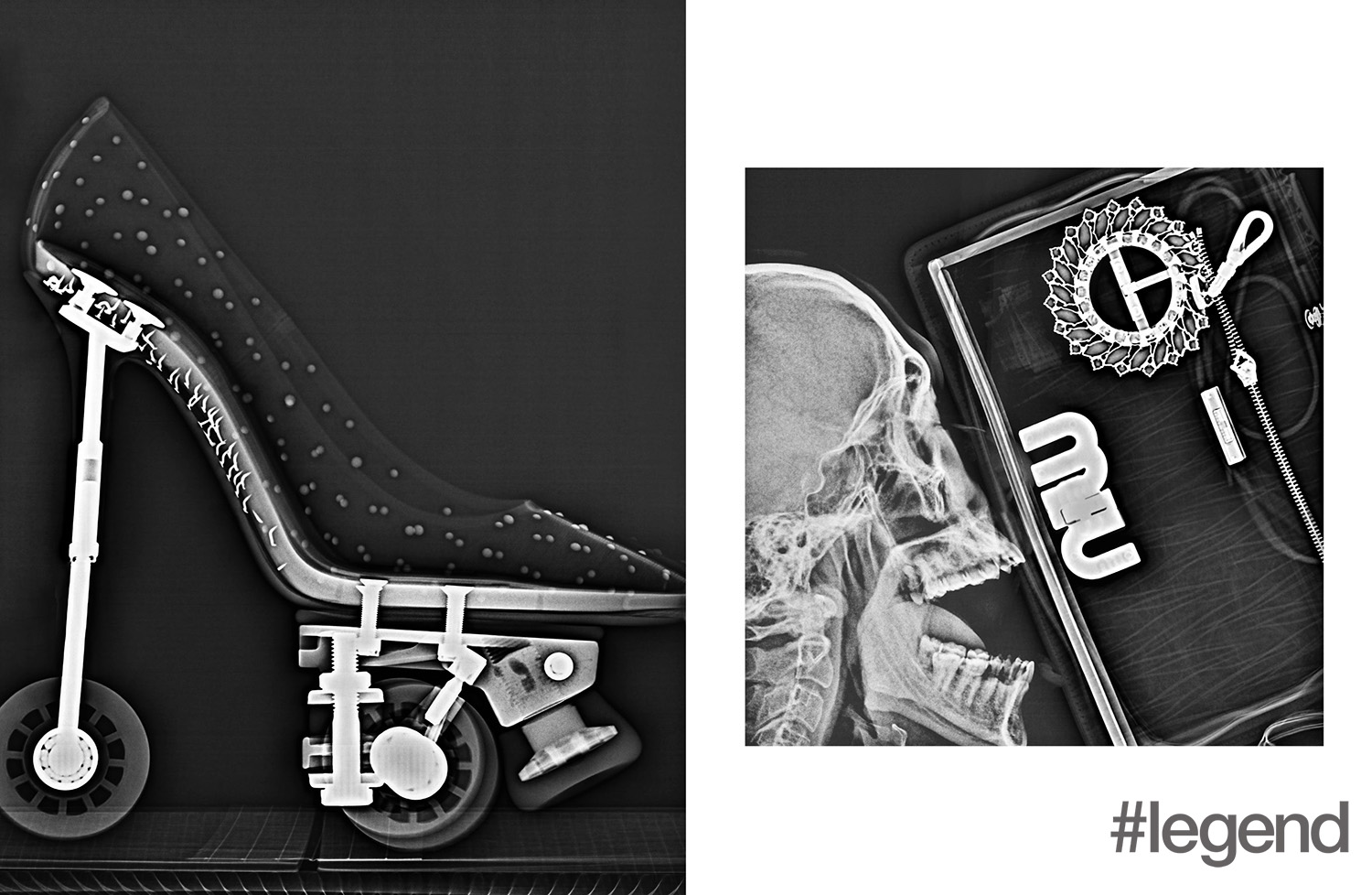 LEFT: Shoes_ Saint Laurent; RIGHT: Bag_ Miu Miu
